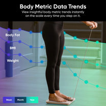 Wyze Scale BodyScan is a dual-frequency 8-electrode BIA scale that helps users monitor their body's weight, BMI.