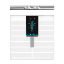 Wyze Scale Ultra BodyScan is a smart 8-electrode body fat scale that measures 13 body composition metrics with BMI 4.3".