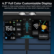 Wyze Scale Ultra BodyScan is a smart scale that measures body composition and provides a color display.