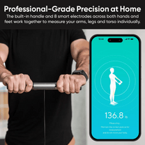The Wyze Scale Ultra BodyScan is a professional-grade precision scale that measures 13 body composition metrics.