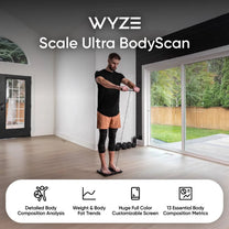 Wyze Scale Ultra BodyScan - A smart 8-electrode body fat scale that measures 13 body composition metrics with BMI 4.3".