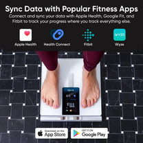 Wyze Scale Ultra BodyScan: A smart 8-electrode body fat scale with 13 body composition metrics, incl BMI, muscle mass.