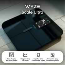 Wyze Scale Ultra: Measure 13 body composition metrics and display your progress on a fun, displayable scale.