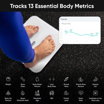 Wyze Scale X measures 13 body composition metrics and allows up to 8 users.