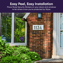Peel facile, installation facile: Placez des autocollants de sécurité Wyze sur vos portes et vos fenêtres pour que les.