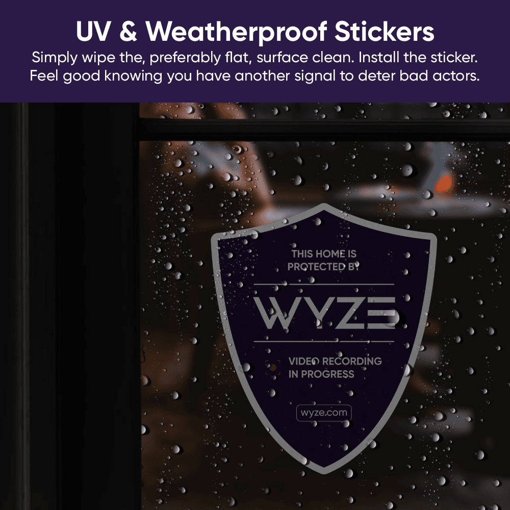 Wyze Security Reflective Sticker WYZESS - Wyze Labs, Inc.