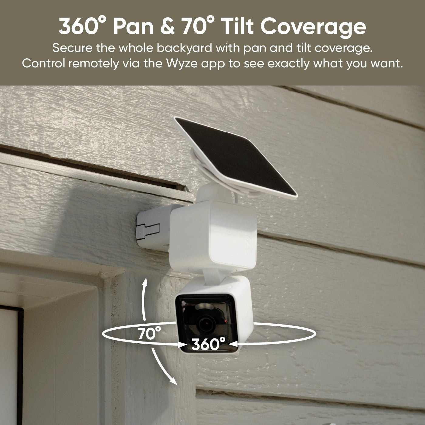 Wyze Solar Cam Pan 2K HD Solar Security Camera - Main Image