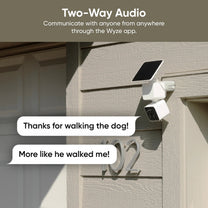 Wyze Solar Cam Pan 2K - 360 Pan & 70 Tilt Coverage - AI-Powered Person Tracking - 2K HD Resolution w/WDR