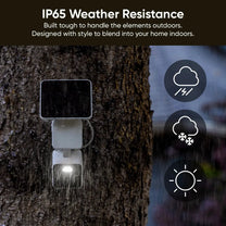Wyze Solar Cam Pan 2K provides 360 pan and 70 tilt coverage with integrated high-efficiency solar panel.