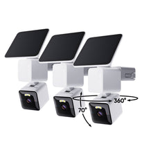 Wyze Solar Cam Pan is a wireless camera with 2K HD resolution and AI-powered person tracking.