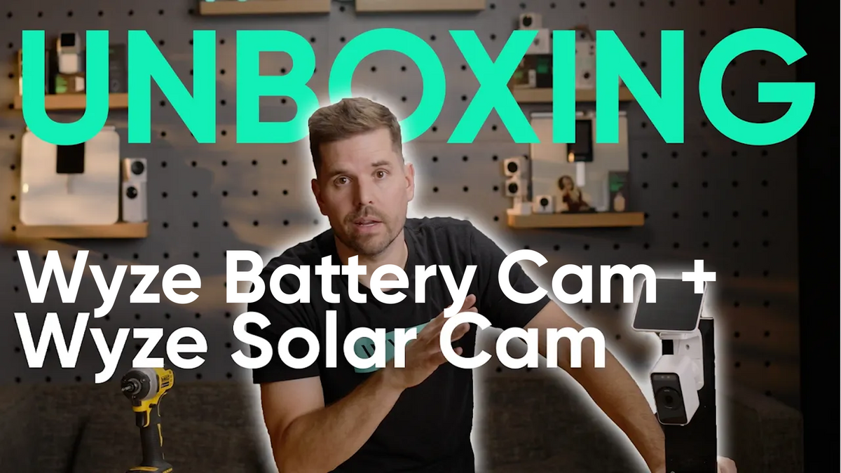 Load video: Wyze Solar Cam and Battery Cam Unboxing video