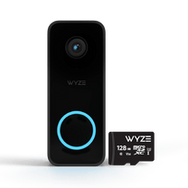 Wyze Video Doorbell v2 with a chime controller and 128GB microSD card.