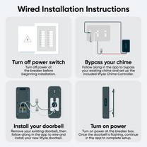 Wyze Video Doorbell v2 - 2K Wired Smart Doorbell