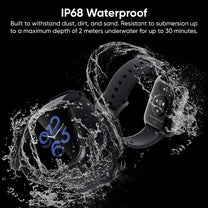 The Wyze Watch 47c is waterproof and can be worn in the water.