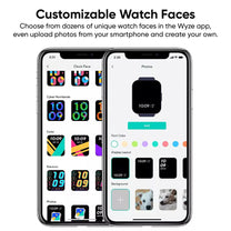 Wyze Watch 47c smartwatch with black face and white numbers.