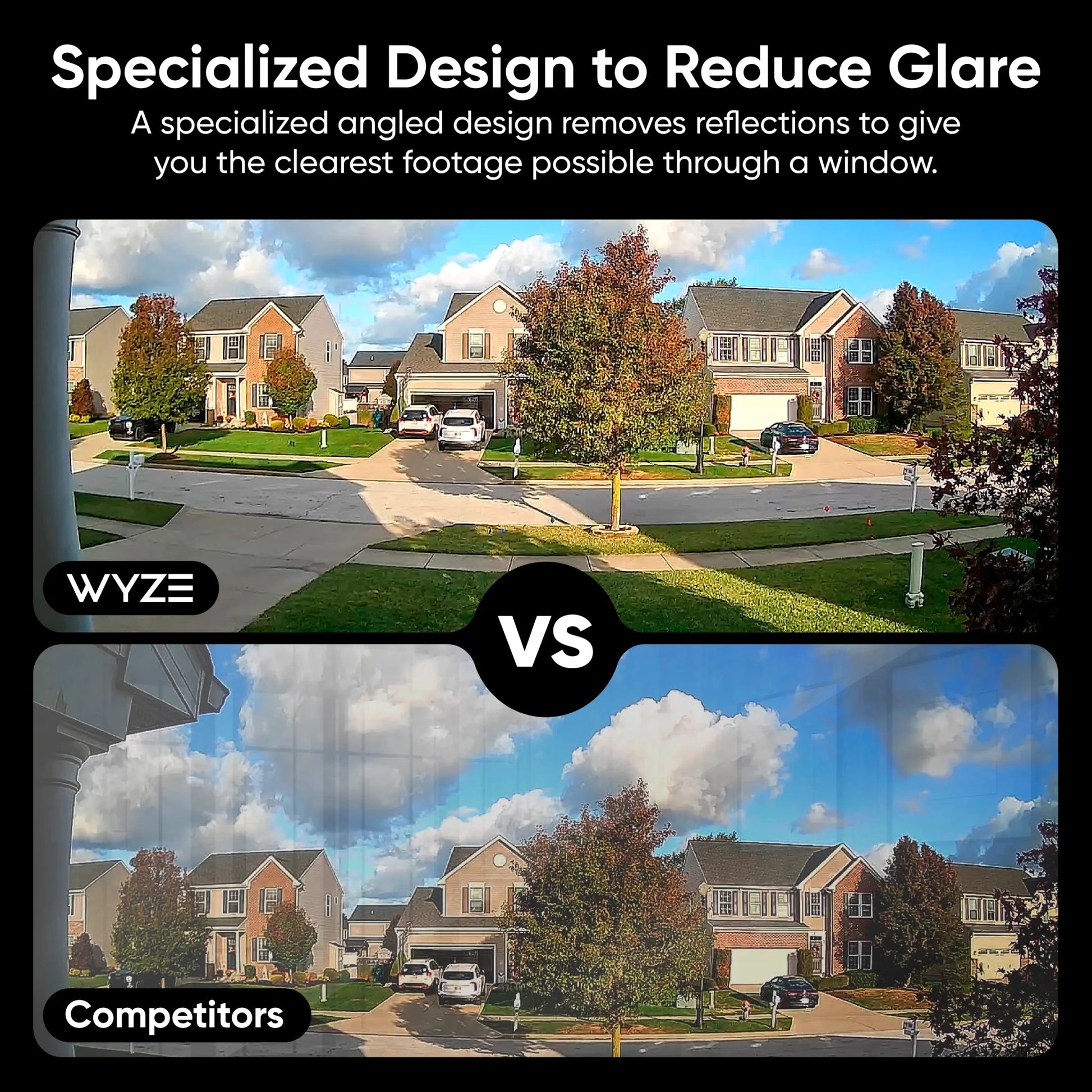 Wyze Window Cam Wedge Mount - A wedge mount for the Wyze Window Cam, allowing for easy installation and adjustment.