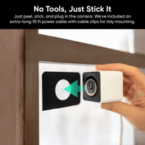 Wyze Window Cam is a smart camera that can be easily mounted on a window without the need for tools.