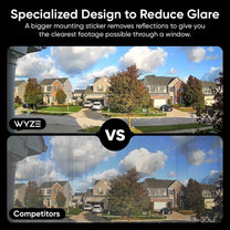 Wyze Window Cam - Outdoor monitoring with no glare.