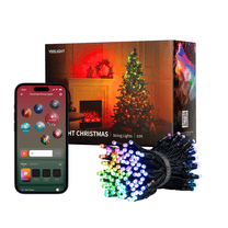 Yeelight Holiday String Lights are a festive and colorful way to decorate your home for the holiday.