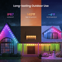 Long-lasting outdoor use Yeelight Permanent Outdoor Lights with 16 million colors and high brightness.