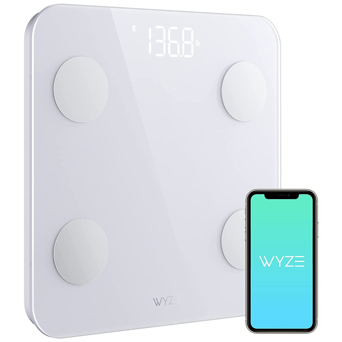 WYZE SCALE - Bluetooth Smart Body Composition Monitor for Android+