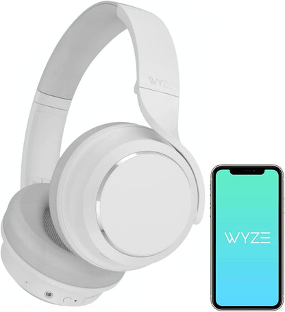 White Wyze Noise Cancelling Headphones