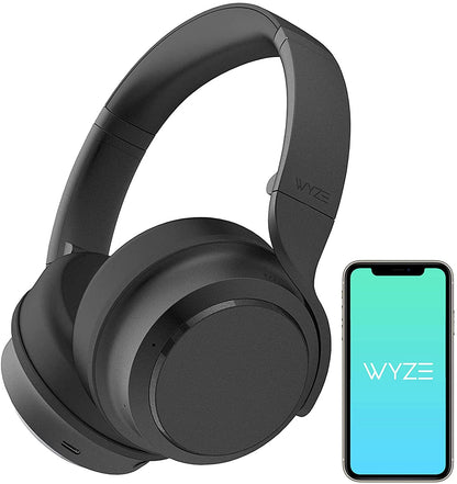 Black Wyze Noise Cancelling Headphones