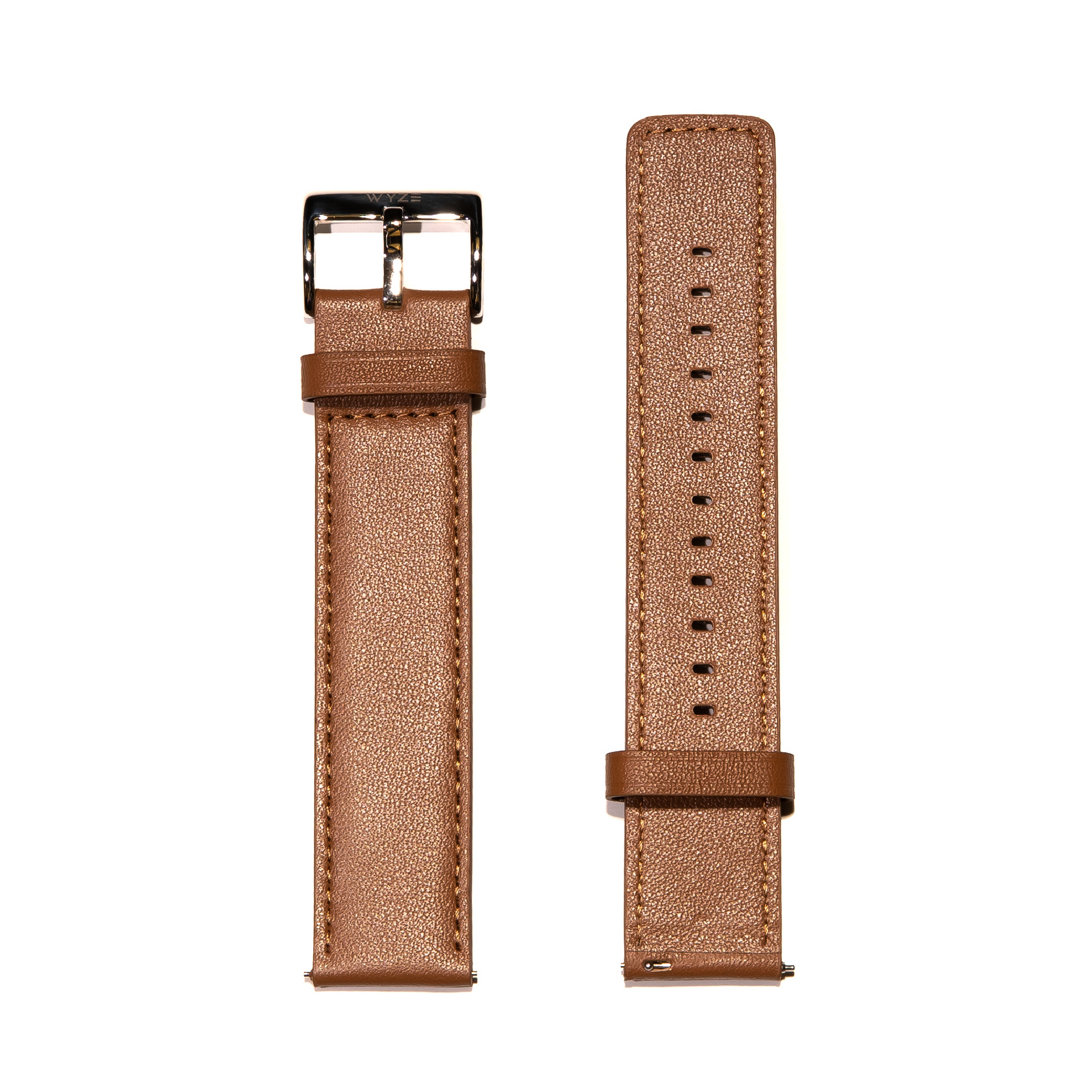 Classic Brown Leather Wyze Watch Straps