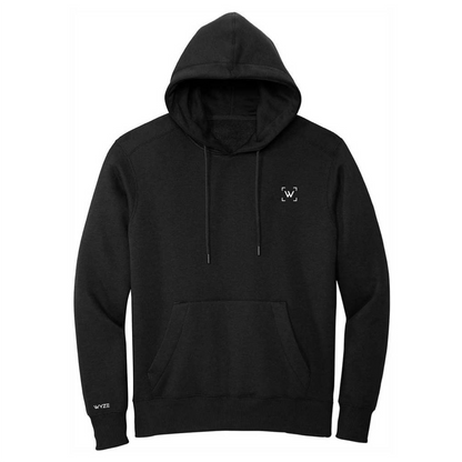  Front view of Black Wyze Hoodie 