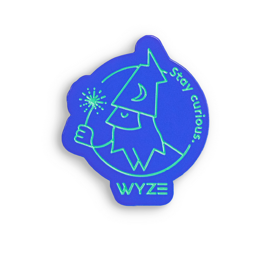 Wyze "Stay Curious" Wizard Pin