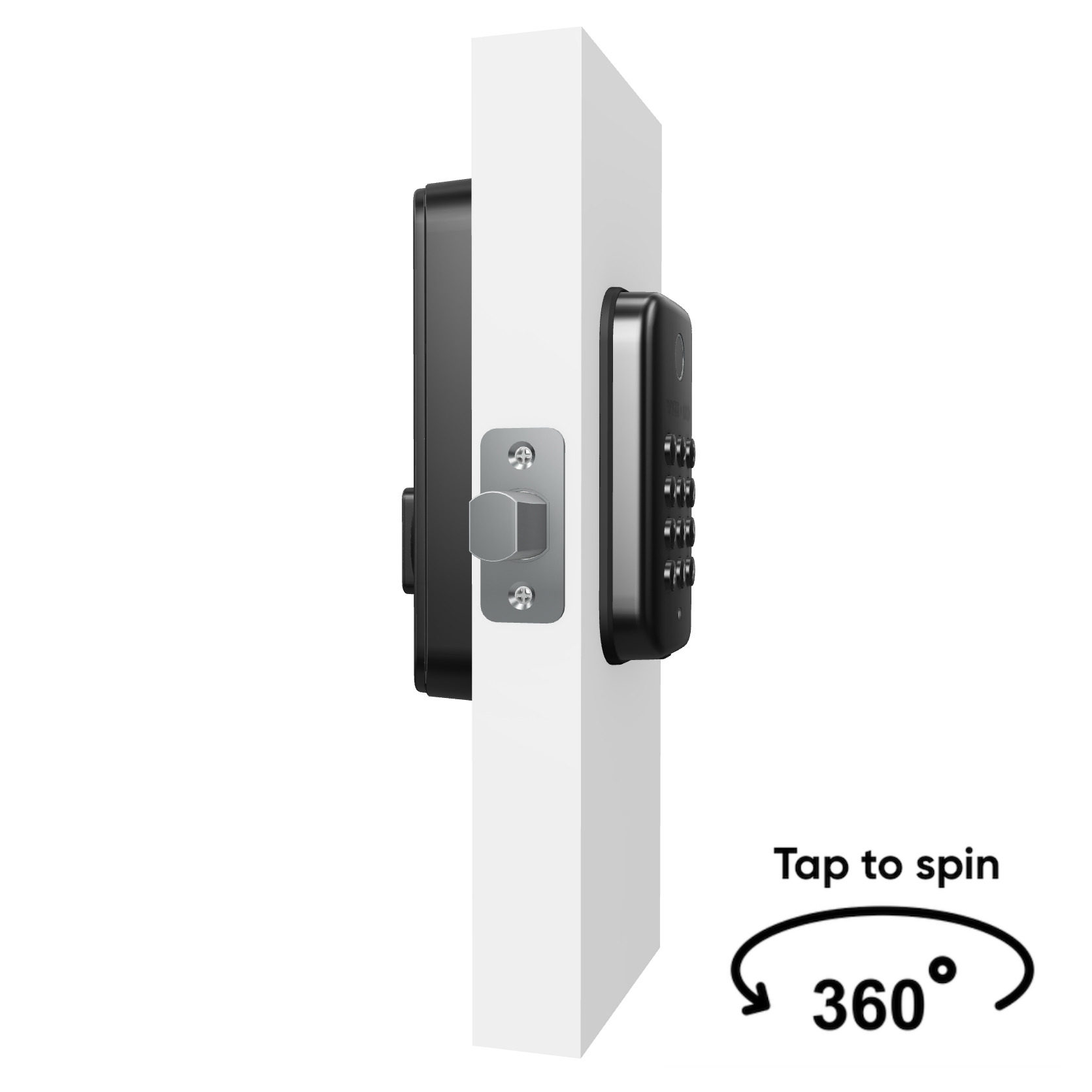 Level Bolt Retrofit Smart Lock Satin Chrome Bluetooth Electronic Deadbolt  Smart in the Electronic Door Locks department at