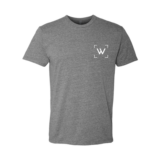 Front view of Grey Wyze Shirt 