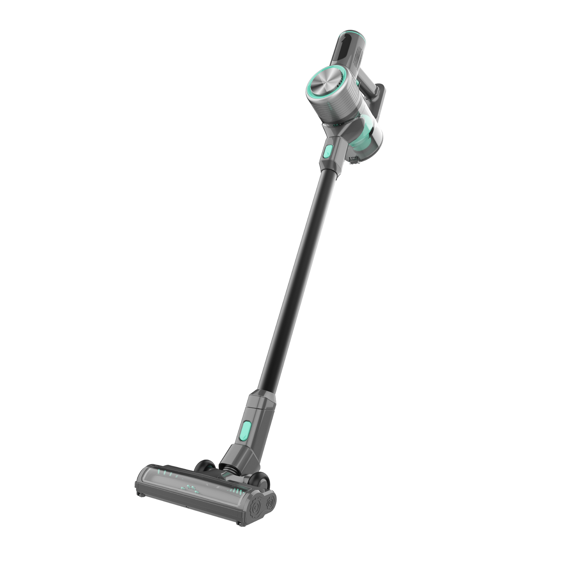 Wyze cordless vacuum standing straight up