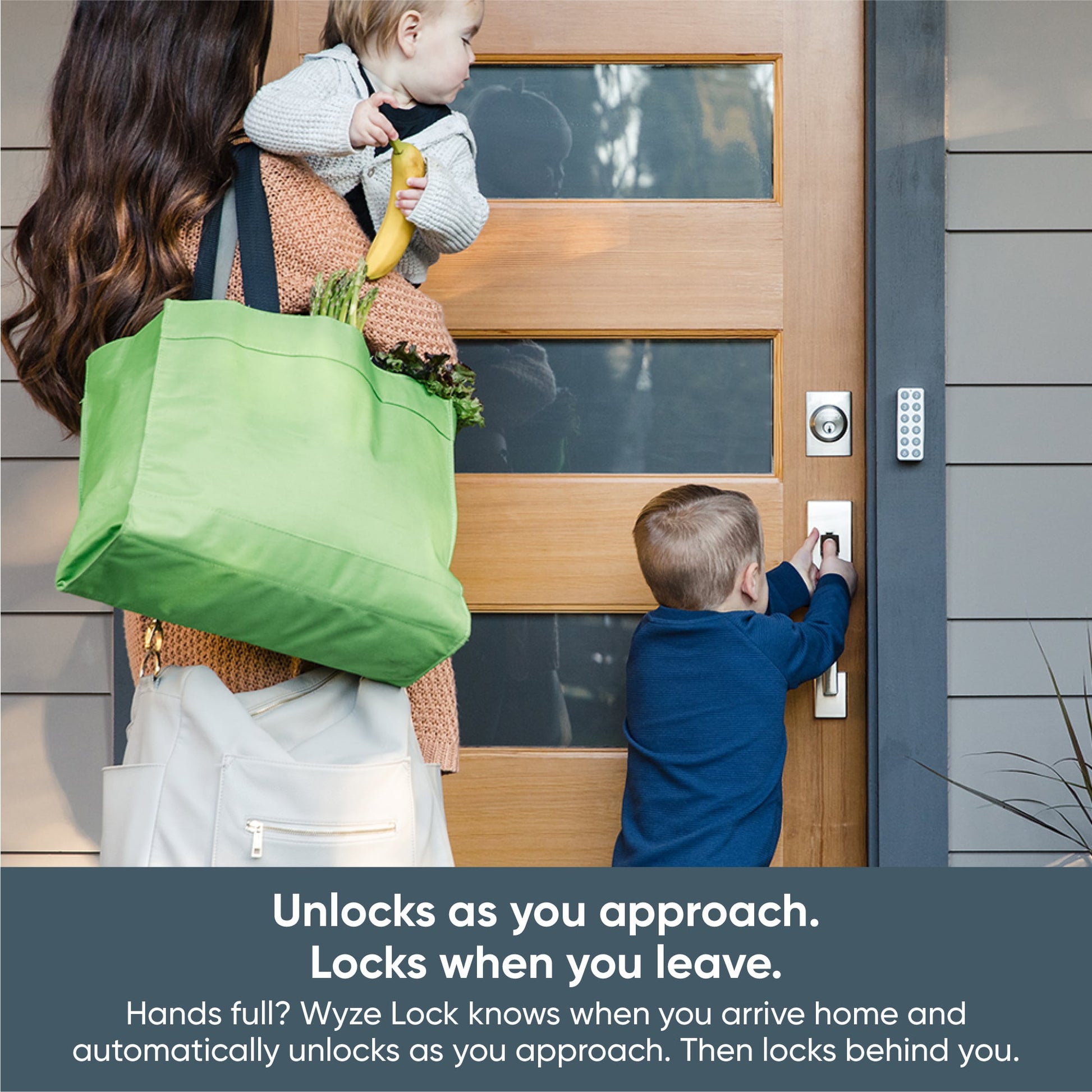 Wyze Lock WiFi & Bluetooth Enabled Smart Door Lock, Wireless & Keyless Entry