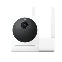 Wyze Cam Outdoor v2 Starter Bundle (Base Station + 1 Camera) - IP65 weather rating and wire-free six month battery life.