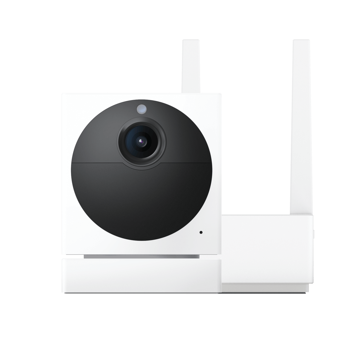 Wyze Cam Outdoor v2 Starter Bundle (station de base + 1 caméra) - Classement météorologique IP65 et stockage en nuage sans.