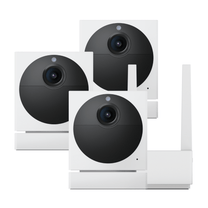 Wyze Cam Outdoor v2 Starter Bundle (Base Station + 1 Camera) - A bundle of a base station and one camera for outdoor use.