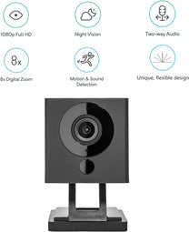 The Wyze Cam v2 is a smart camera that offers 1080p full HD resolution, night vision, motion detection, and two-way audio.