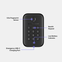 The Wyze Lock Bolt is a smart lock that allows users to unlock their door with the touch of a finger.