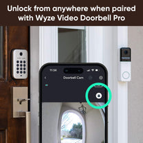 A smart lock that can be unlocked from anywhere.