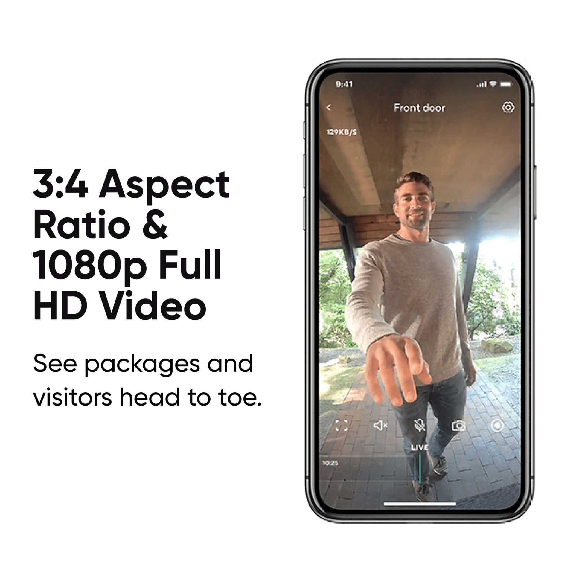 (Refurbished) Wyze Video Doorbell (Wired) WVDB1WC1 - RF - Wyze Labs, Inc.