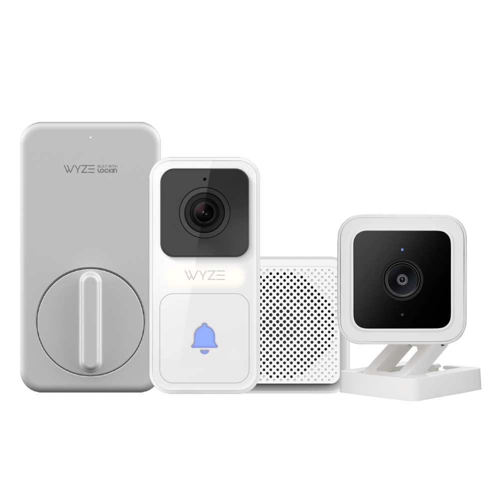 The Front Porch Security Bundle PVB - LCKG1 - WVDB1WC1 - C3 - Wyze Labs, Inc.