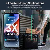 3X faster motion notifications.