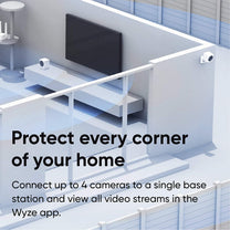 Protect every corner of your home with Wyze Cam Outdoor v1 Add-On Camera - Move it, mount it, record it - anywhere. Wireless.