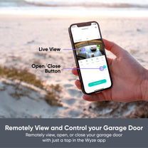 The Wyze Garage Door Controller allows you to remotely control your garage door and see what's going on with a live view.