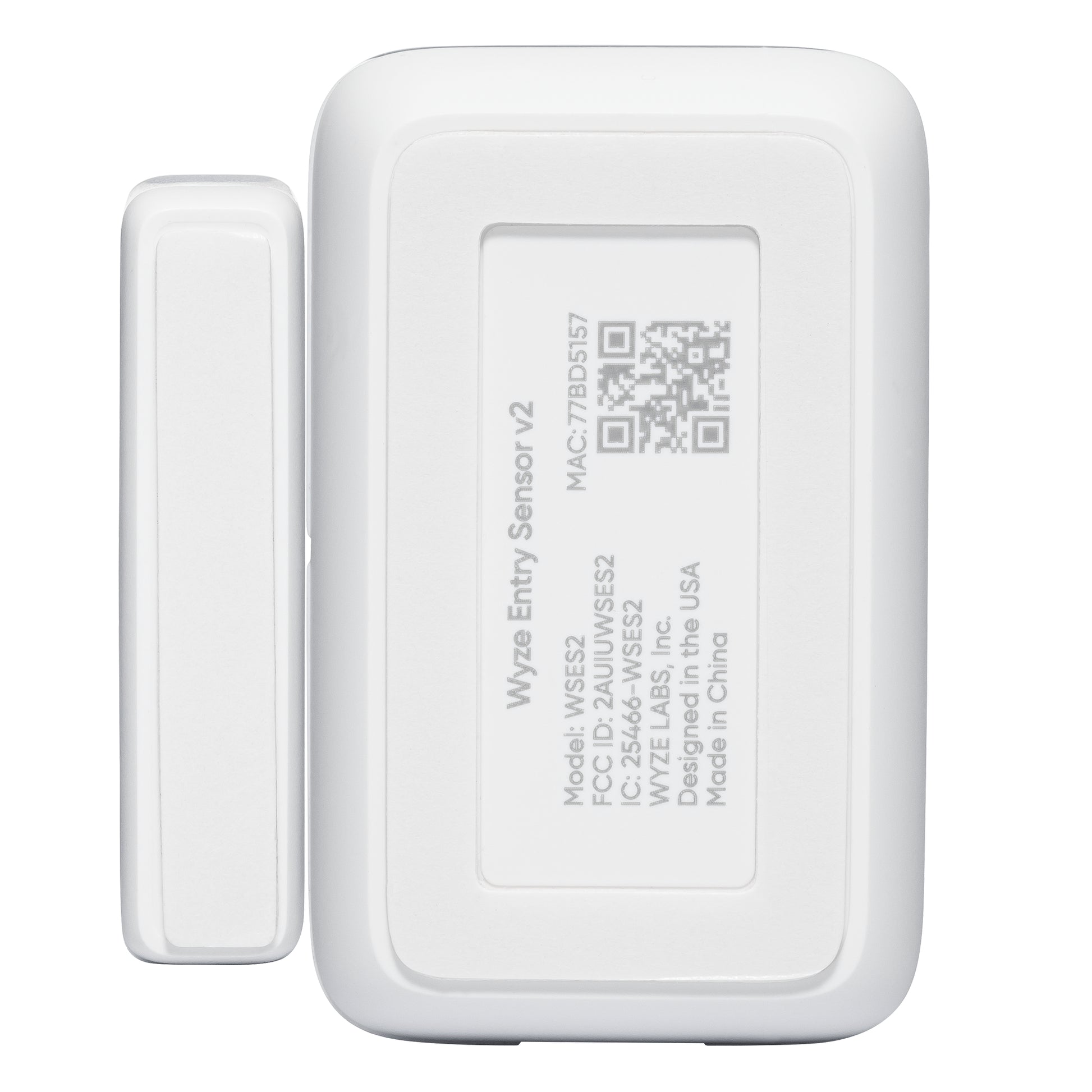 Roku Smart Home Entry Sensor 3-Pack Wireless Battery-Powered Add-on For Home Monitoring System With Entry & Exit Detection And Instant Notifications