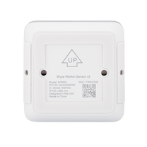 A motion sensor designed to detect motion and work with Wyze Sense v2 or Wyze Home Monitoring.
