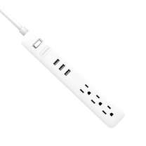 Wyze Surge Protector with 3 USB Ports and 3 Grounded Outlets for Modern Home Devices