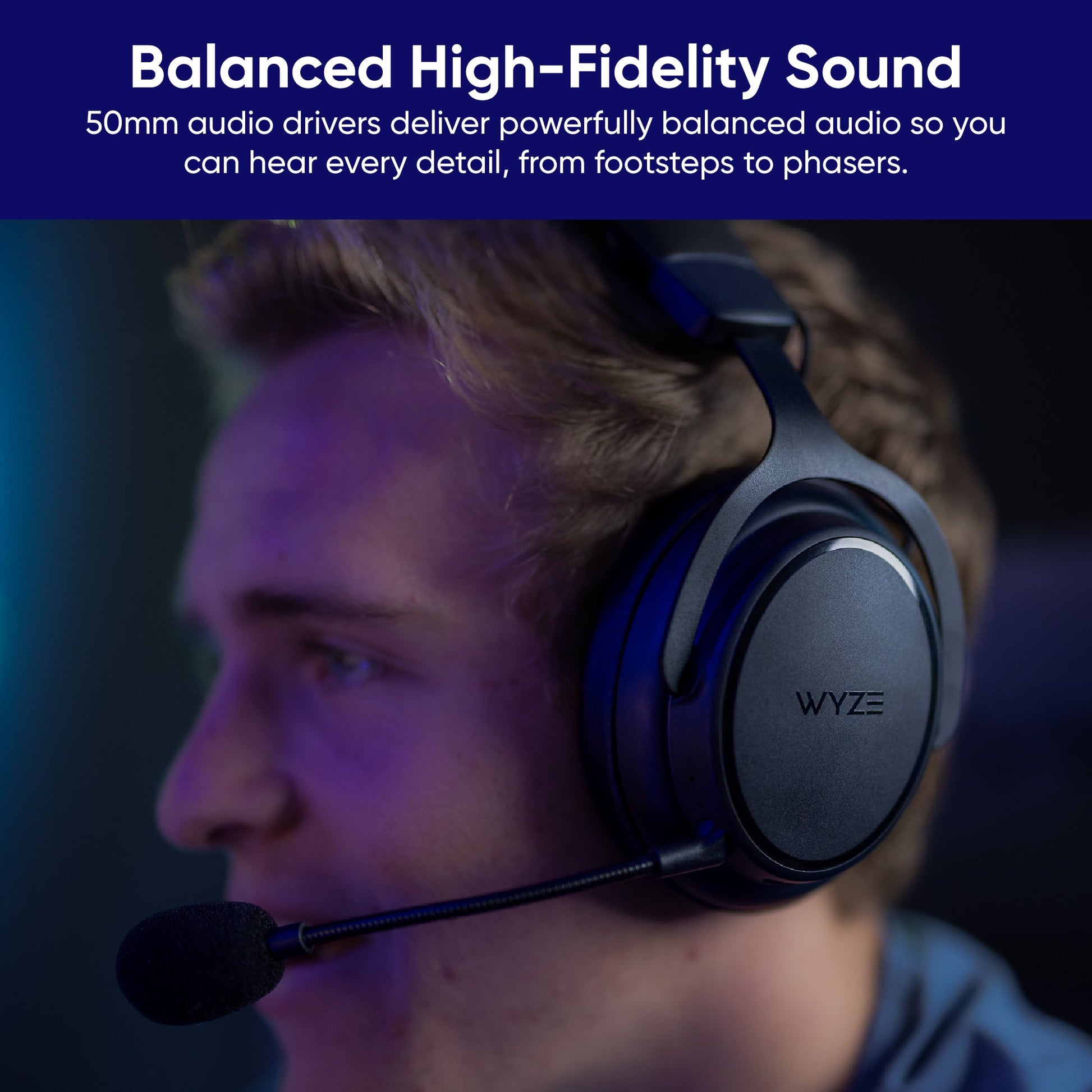 Wyze Wireless Gaming Headset - Main Image